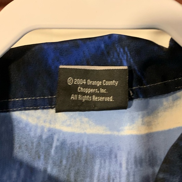 OCC Orange County Choppers Short Sleeve Button Shirt Custom Motorcycles Mens XXL - Picture 4 of 6